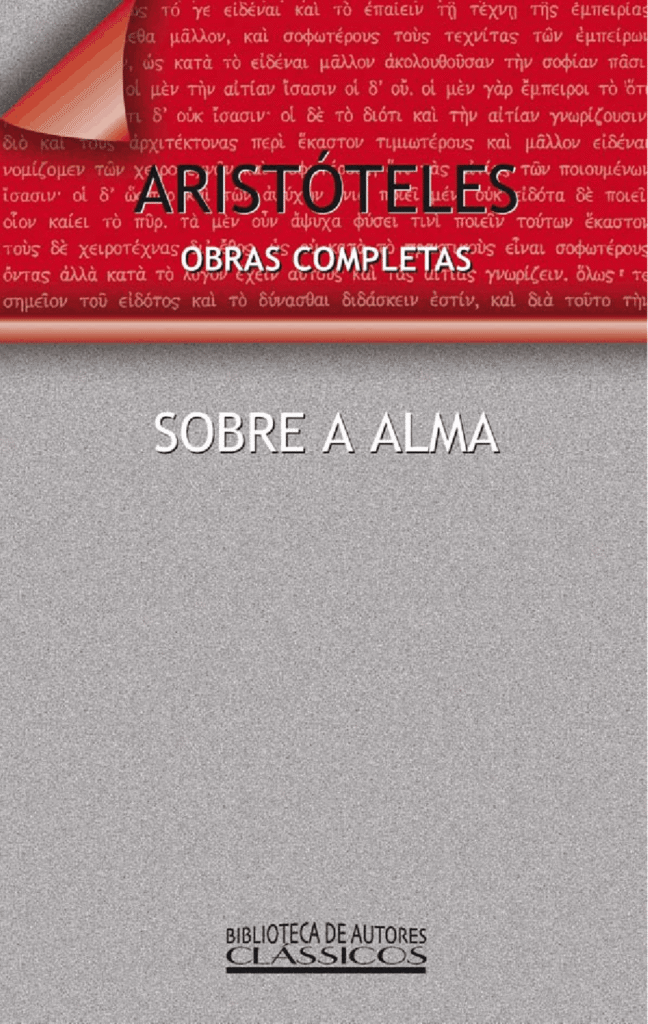 Sobre a Alma