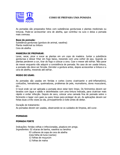 Ascar Pomadas